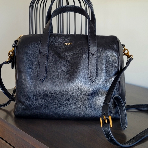 Fossil Sydney Satchel-Leather - Picture 1 of 8